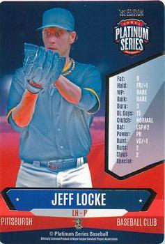 2015 Platinum Series #NNO Jeff Locke Front