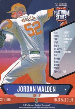2015 Platinum Series #NNO Jordan Walden Front