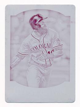 2016 Topps Gypsy Queen - Printing Plate Magenta #24 Charlie Blackmon Front