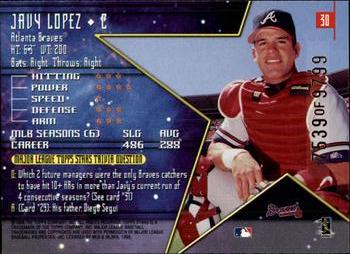 1998 Topps Stars #30 Javy Lopez Back