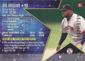 1998 Topps Stars #35 Mo Vaughn Back