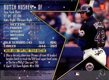 1998 Topps Stars #53 Butch Huskey Back