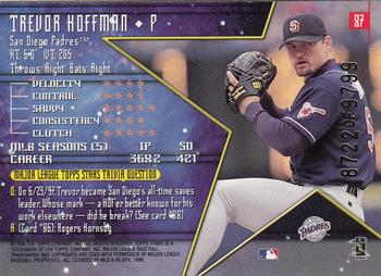1998 Topps Stars #87 Trevor Hoffman Back