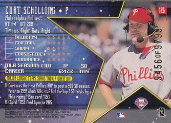 1998 Topps Stars #126 Curt Schilling Back