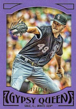 2016 Topps Gypsy Queen - Framed Purple #25 Chris Sale Front