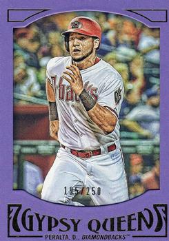 2016 Topps Gypsy Queen - Framed Purple #49 David Peralta Front