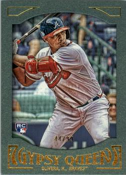 2016 Topps Gypsy Queen - Framed Green #9 Hector Olivera Front