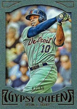 2016 Topps Gypsy Queen - Framed Green #38 Justin Upton Front