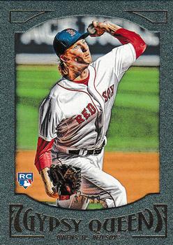 2016 Topps Gypsy Queen - Framed Green #43 Henry Owens Front