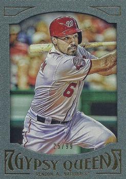 2016 Topps Gypsy Queen - Framed Green #68 Anthony Rendon Front