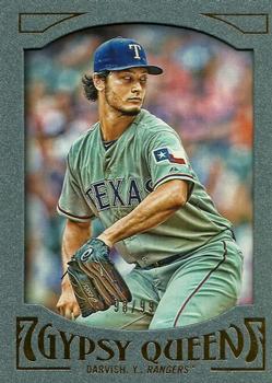 2016 Topps Gypsy Queen - Framed Green #85 Yu Darvish Front