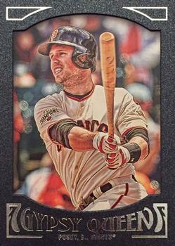 2016 Topps Gypsy Queen - Framed Black #2 Buster Posey Front