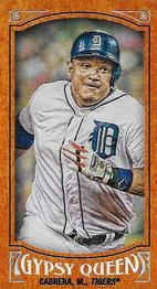 2016 Topps Gypsy Queen - Mini Leather #157 Miguel Cabrera Front