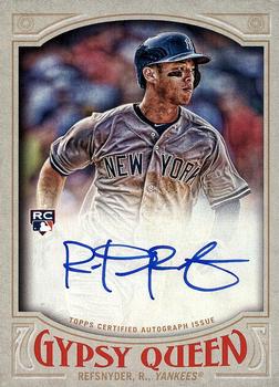 2016 Topps Gypsy Queen - Autographs #GQA-RR Rob Refsnyder Front