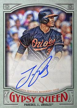 2016 Topps Gypsy Queen - Autographs Green #GQA-JP Jimmy Paredes Front