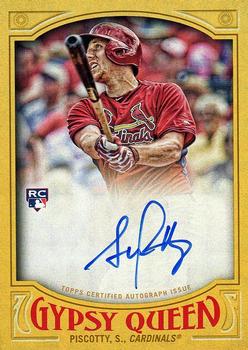 2016 Topps Gypsy Queen - Autographs Gold #GQA-SP Stephen Piscotty Front