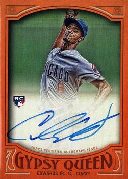 2016 Topps Gypsy Queen - Autographs Orange #GQA-CE Carl Edwards Jr. Front