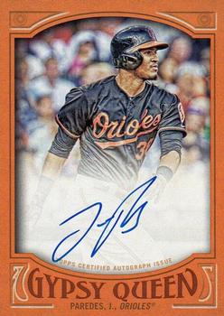 2016 Topps Gypsy Queen - Autographs Orange #GQA-JP Jimmy Paredes Front