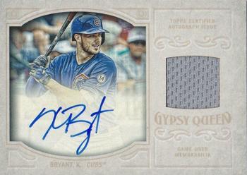 2016 Topps Gypsy Queen - Autographed Relic #GQAR-KB Kris Bryant Front