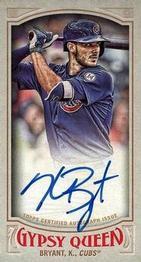 2016 Topps Gypsy Queen - Autographs Mini #GMA-KB Kris Bryant Front