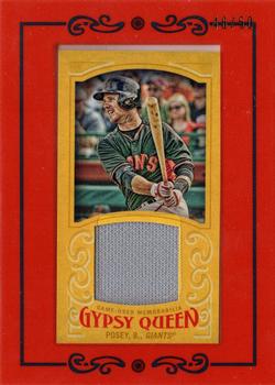 2016 Topps Gypsy Queen - Mini Relic Gold #GMR-BP Buster Posey Front