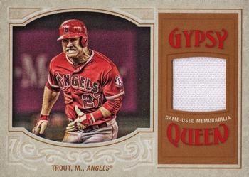 2016 Topps Gypsy Queen - Relic #GQR-MTR Mike Trout Front