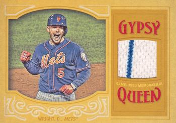 2016 Topps Gypsy Queen - Relic Gold #GQR-DW David Wright Front