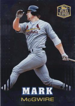 1998 Topps Stars ‘N Steel #29 Mark McGwire Front