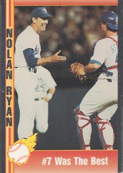 1991 Pacific Nolan Ryan Texas Express I - 7th No Hitter Silver #3 Nolan Ryan Front