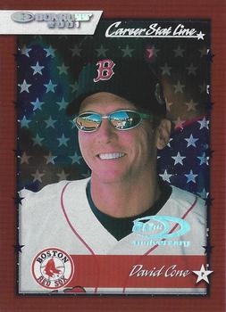 2001 Donruss - Stat Line Career #84 David Cone Front