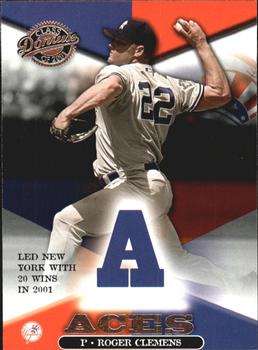 2001 Donruss Class of 2001 - Aces #A1 Roger Clemens  Front
