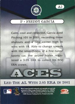 2001 Donruss Class of 2001 - Aces #A3 Freddy Garcia  Back