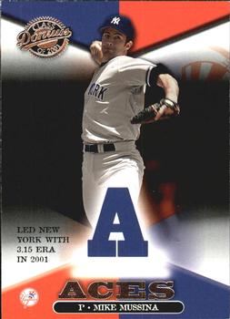 2001 Donruss Class of 2001 - Aces #A20 Mike Mussina  Front