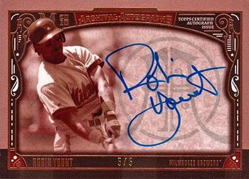 2016 Topps Museum Collection - Archival Autographs Sepia #AA-RY Robin Yount Front