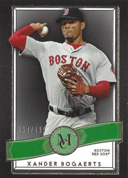 2016 Topps Museum Collection - Green #21 Xander Bogaerts Front