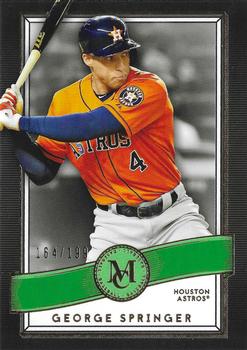 2016 Topps Museum Collection - Green #74 George Springer Front