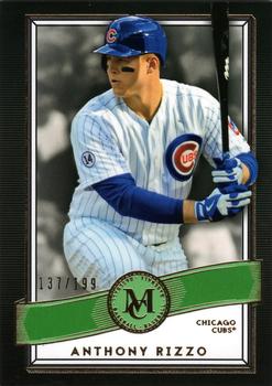 2016 Topps Museum Collection - Green #81 Anthony Rizzo Front