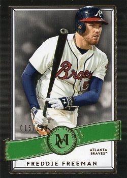 2016 Topps Museum Collection - Green #96 Freddie Freeman Front