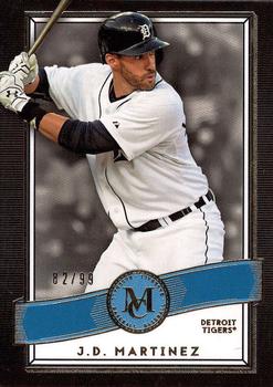 2016 Topps Museum Collection - Blue #7 J.D. Martinez Front