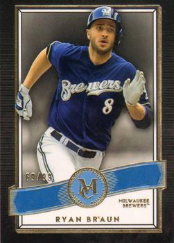 2016 Topps Museum Collection - Blue #20 Ryan Braun Front