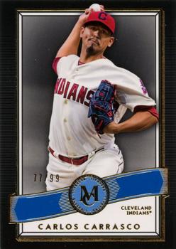 2016 Topps Museum Collection - Blue #32 Carlos Carrasco Front