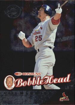 2001 Donruss Class of 2001 - Bobble Head Cards #4 Mark McGwire  Front