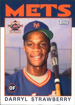 2006 Topps Hyundai New York Mets 20th Anniversary #1 Darryl Strawberry Front