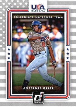 2016 Donruss - USA Collegiate National Team #USA-15 Anfernee Grier Front