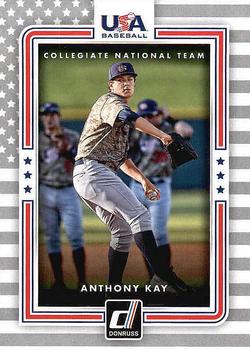 2016 Donruss - USA Collegiate National Team #USA-21 Anthony Kay Front