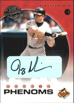 2001 Donruss Class of 2001 - Rookie Autographs #204 Jay Gibbons Front