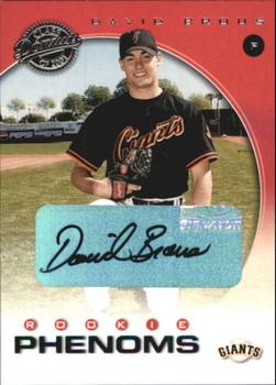 2001 Donruss Class of 2001 - Rookie Autographs #285 David Brous Front