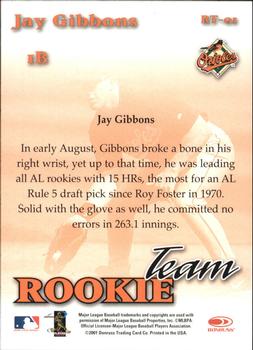 2001 Donruss Class of 2001 - Rookie Team #RT-01 Jay Gibbons  Back