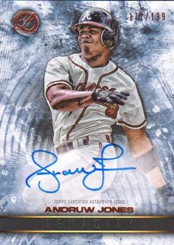 2016 Topps Legacies of Baseball - Tenacity Autographs #TA-AJ Andruw Jones Front