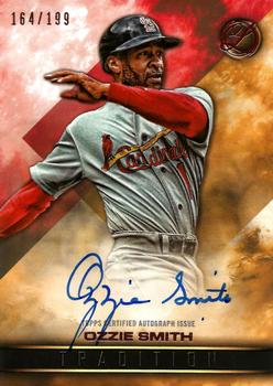 2016 Topps Legacies of Baseball - Tradition Autographs #TRA-OS Ozzie Smith Front